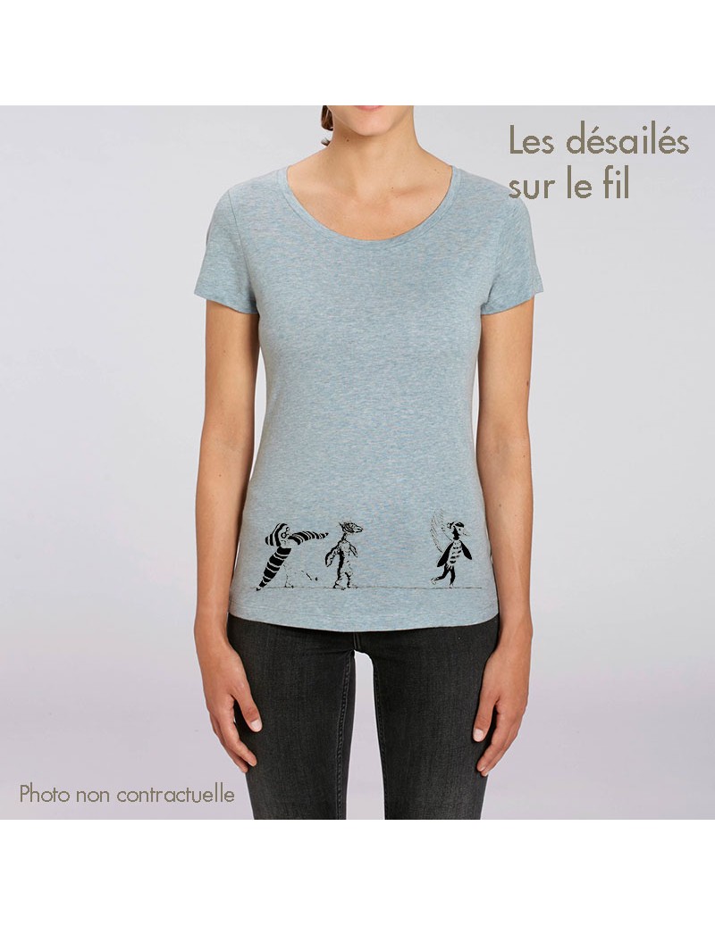 TS femme L col rond